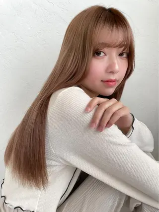 ロング カラー パーマ ヘアアレンジ メンズ キッズ ネイル "オトナ髪”/ LAKA TOCCAのヘアスタイル