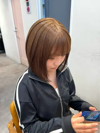 ミディアム カラー ayaka♡ 柔らかカラーのヘアスタイル