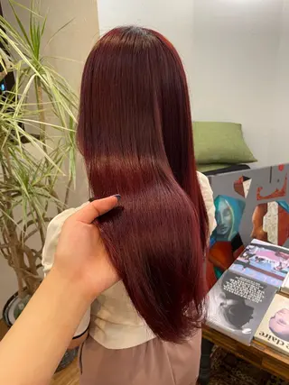 ロング 久我 彩音のヘアスタイル