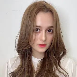 セミロング カラー 女性支持率No.1ハ イトーン特化神田真志のヘアスタイル