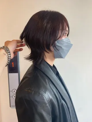 ショート 大阪ウルフカット ハッシュカットのヘアスタイル