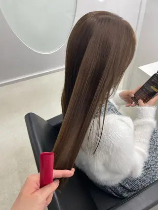 ロング カラー 冨木 雄斗のヘアスタイル