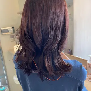 ミディアム ボブウルフ／ボブ Satsuki【名駅のヘアスタイル