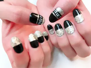 ミディアム カラー パーマ ヘアアレンジ キッズ ネイル マツエク・マツパ Sunny side nailのネイルデザイン