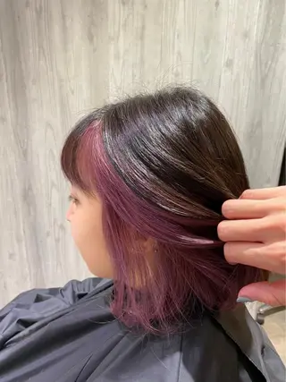 ミディアム カラー 透明感カラー💎 AYAのヘアスタイル