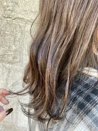 ロング カラー ヘアアレンジ See by merのマツエク・マツパデザイン