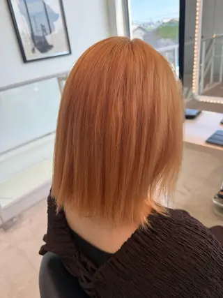 ミディアム カラー ヘアアレンジ みっちー/ブリーチカ ラー/似合わせカラーのヘアスタイル