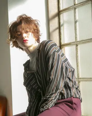 ショート ‎🤍くびれヘア 🖤菊池 瑛士のヘアスタイル