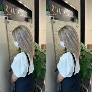 ミディアム Y Uのヘアスタイル