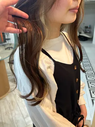 ロング カットモデル募集/ 万代/関谷　朋実のヘアスタイル