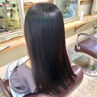 ロング カラー フェザーパーマ🌙 毛流れ yuzukiのヘアスタイル
