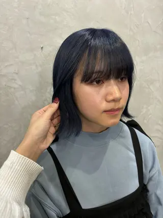 カラー fudge所属・MaisonHALU 松浦光咲のヘアスタイル