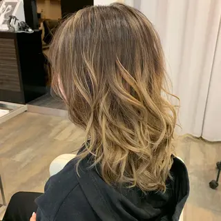 ミディアム カラー 畑中 康志のヘアスタイル