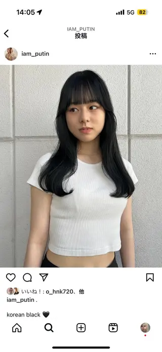 カラー yuzu /韓国ヘア / 透明感カラー🎀のヘアスタイル