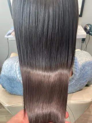 ロング パーマ k-twoたき✨艶感 カラー/美髪矯正のヘアスタイル