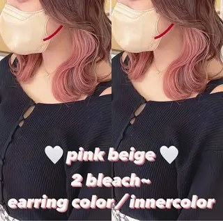 カラー 渋谷:インナーカラー ／🍒エリカ🍒のヘアスタイル