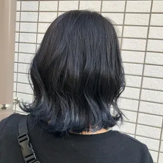 ミディアム カラー 自宅での再現性👌 溝の口/中裕樹のヘアスタイル