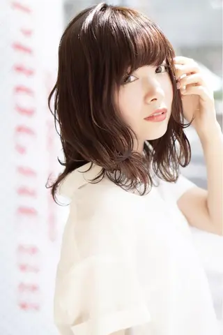 ミディアム カラー ディレクター ノナカのヘアスタイル