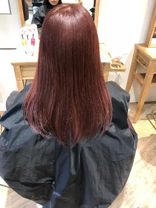 セミロング カラー レイヤー/ウルフ ハイトーンhiroのヘアスタイル