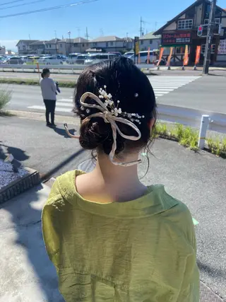ミディアム vent-cloud LOCUS所属・ちあり ／ヘアアレンジ🌼のヘアスタイル