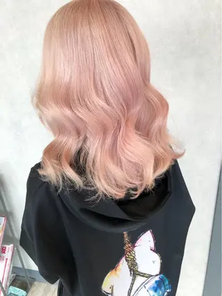 カラー LUNTY NAMBA 難波駅前店所属・透け感ベージュ 🪐REN🪐のヘアスタイル
