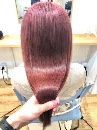 ロング カラー ⭐️韓国髪質改善 レイヤー⭐️亀山努のヘアスタイル