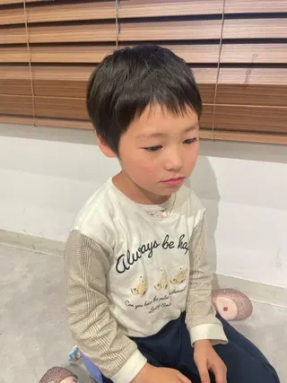 ショート キッズ riddle hair(駒生)所属・山越 美裕樹のヘアスタイル