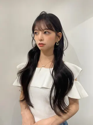 ロング カラー AO所属・RISAKO 艶髪モテヘア🎀府中のヘアスタイル