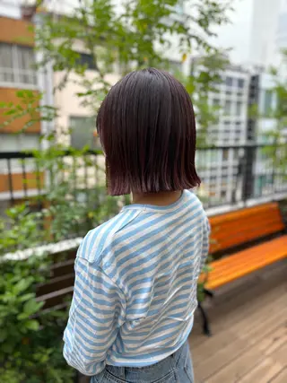 ショート カラー 髪質改善カラー ベージュ🤎YUMEのヘアスタイル