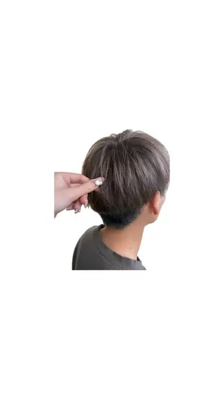 メンズ SALOWIN MITO所属・nana /ベージュ / 透明感カラーのヘアスタイル