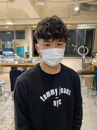 パーマ メンズ スパイキーショート/ メンズヘア/hugeのヘアスタイル