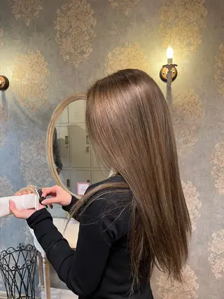 ロング カラー 京橋美容室🌟 亀井寿葵のヘアスタイル