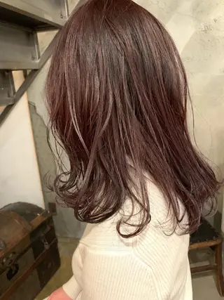 セミロング カラー 鎌田卓也/髪質改善 /透明感カラーのヘアスタイル