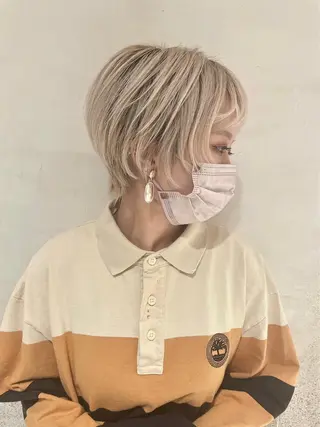 ショート 黒田 菜結のヘアスタイル