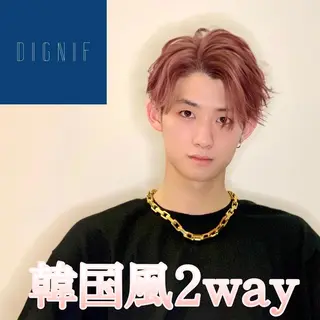 カラー メンズ メンズ専門　井藤 雅也のヘアスタイル