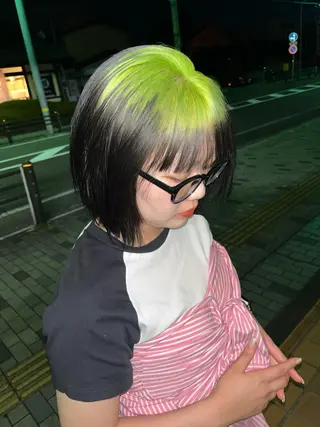 ミディアム 小田 輝太郎のヘアスタイル
