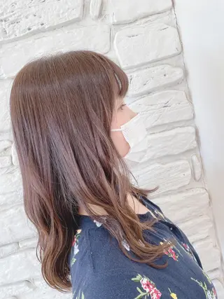カラー 加藤 菜々香のヘアスタイル