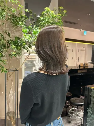 ミディアム カラー 美髪矯正/ 伊藤 更のヘアスタイル