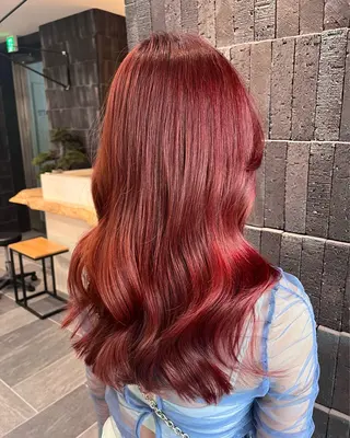 セミロング LATTE所属・垢抜け顔周り／韓国 ヘア𝑺𝒂𝒌𝒊のヘアスタイル