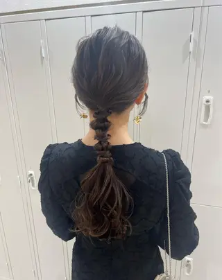 ロング mina .のヘアスタイル