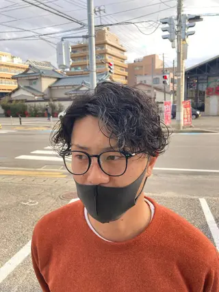 パーマ メンズ パーマが得意な【最高 悠斗】のヘアスタイル