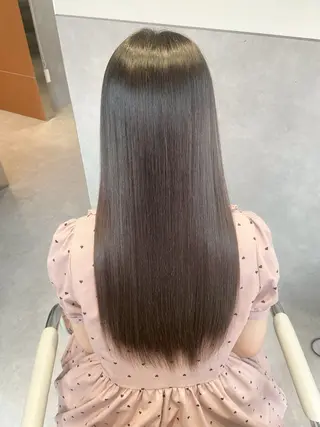 ロング カラー パーマ ヘアアレンジ 縮毛矯正/艶カラー /美髪/ﾒｸﾞﾐのヘアスタイル