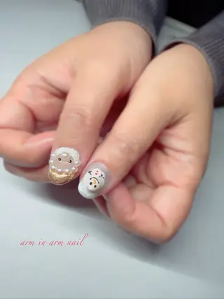 ネイル arm in arm ︎✿Yamamotoのマツエク・マツパデザイン