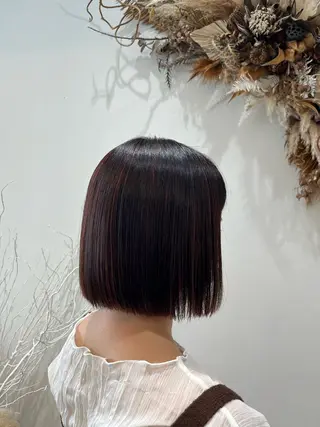 カラー bisou hair スガノ カヤノのヘアスタイル