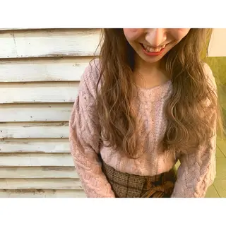 ロング カラー ヘアアレンジ a moment【モーメント】所属・蔵前🫧韓国風レイヤ ーカット🫧KAHOのヘアスタイル