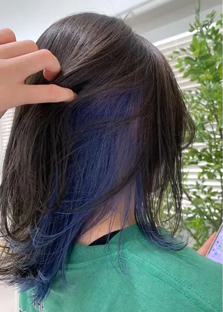ミディアム カラー ツヤカラー🤍 ARISAのヘアスタイル
