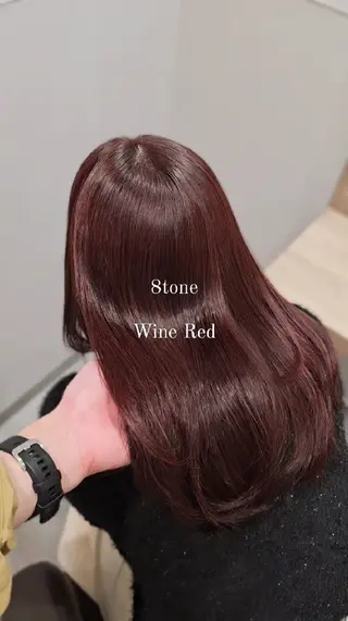 セミロング カラー サロウィン　神戸三宮店所属・三宮No.1ブリーチ 無しカラー/杉山太貴のヘアスタイル