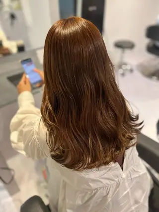 カラー 🎀愛されピンク ラベンダー💜ゆいのヘアスタイル