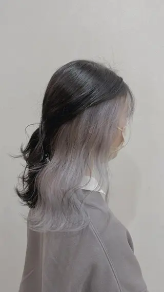 セミロング 🫧ペール系カラー /デザイン秀喜🫧のヘアスタイル