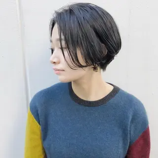 ショート カラー ノグチ ユウキ/ボブのヘアスタイル